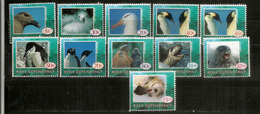 FAUNE ANTARCTIQUE De La Base ROSS .  11 Timbres Neufs **  Année 1994. Côte 20 Euro - Faune Antarctique