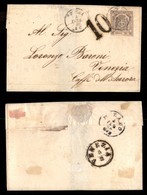 ANTICHI STATI ITALIANI - Modena - 20 Cent (16a) Preciso In Alto - Lettera Da Modena A Venezia Del 3.2.60 (10.000) - Autres & Non Classés