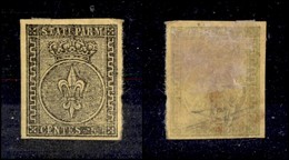 ANTICHI STATI ITALIANI - Parma - 1852 - 5 Cent (1a) - Grandi Margini - Molto Bello - Raybaudi (300) - Autres & Non Classés