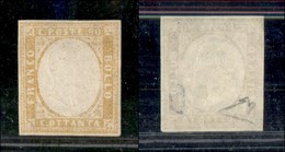 ANTICHI STATI ITALIANI - Sardegna - 1859 - 80 Cent (17A) - Gomma Parziale - Other & Unclassified