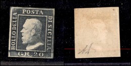 ANTICHI STATI ITALIANI - Sicilia - 1859 - 20 Grana (13) - Nuovo Senza Gomma - Diena - Otros & Sin Clasificación