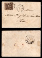 ANTICHI STATI ITALIANI - Toscana - 10 Cent (19) Su Bustina Da Firenze A Arezzo Del 21.10.60 - Other & Unclassified