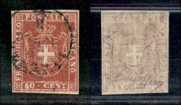 ANTICHI STATI ITALIANI - Toscana - 1860 - 40 Cent (21) Usato A Firenze - Oliva - Andere & Zonder Classificatie