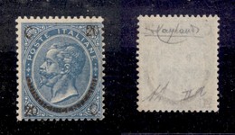 REGNO - 1865 - 20 Cent Su 15 (24 - Secondo Tipo) - Gomma Integra - Diena + Cert. Raybaudi (13.000) - Altri & Non Classificati