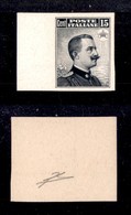 REGNO - 1909 - Saggi - Prova Di Lusso Su Cartoncino Gessato Del 15 Cent Michetti (96) Bordo Foglio - Senza Gomma - Cert. - Other & Unclassified