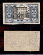 REGNO - 1923 - 1 Lira Manzoni (155d) Non Dentellato - Gomma Originale - Autres & Non Classés