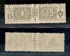 REGNO - 1922 - 15 Lire (18) - Gomma Integra (450) - Autres & Non Classés