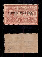 OCCUPAZIONI I GUERRA MONDIALE - Venezia Giulia - 1919 - 25 Cent (1a) Con Soprastampa Capovolta . Gomma Originale - Diena - Autres & Non Classés