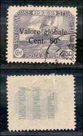 OCCUPAZIONI I GUERRA MONDIALE - Fiume - 1920 - 60 Cent Valore Globale (106 A - Violetto) - Usato - Cert. AG (600) - Other & Unclassified