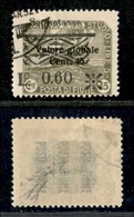 OCCUPAZIONI I GUERRA MONDIALE - Fiume - 1921 - 0.60 Su 45 Cent (34) - Usato - Diena + Raybaudi (1600) - Otros & Sin Clasificación