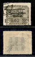 OCCUPAZIONI I GUERRA MONDIALE - Fiume - 1921 - 0.60 Su 45 Cent (34) - Usato - Diena + Raybaudi (1600) - Other & Unclassified