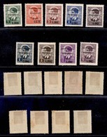 OCCUPAZIONI II GUERRA MONDIALE - Montenegro - 1942 - Valore Lire (40/48) - Serie Completa - Gomma Originale Con Prima Li - Autres & Non Classés