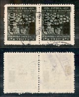 OCCUPAZIONI STRANIERE DI TERRITORI ITALIANI - Occupazione Jugoslava - Istria E Litorale Sloveno - 1946 - 1 Lira Su 25 Ce - Other & Unclassified