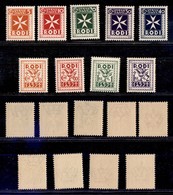 COLONIE - Egeo - Emissioni Generali - 1934 - Segnatasse (1/9) - Serie Completa - Gomma Integra (250) - Other & Unclassified