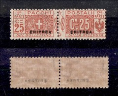 COLONIE - Eritrea - 1916 - 25 Cent (3) - Gomma Integra - Cert. AG (900) - Other & Unclassified