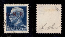 RSI - G.N.R. Brescia - 1943 - 1,25 Lire (480/III) Usato - Sirotti + Cert. AG (5.500) - Autres & Non Classés