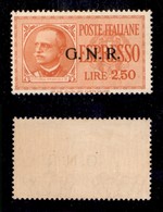 RSI - G.N.R. Brescia - 1943 - 2,50 Lire (20/I) - Gomma Originale Con Traccia Di Linguella - Cert. AG (8.000) - Autres & Non Classés