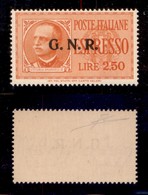 RSI - G.N.R. Verona - 1944 - 2.50 Lire (20) - Gomma Integra (700) - Autres & Non Classés