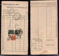 RSI - G.N.R. Verona - Coppia Del 25 Cent (50/I) + Complementare (42-Regno) Su Modulo Amministrativo Da Brescia A Ghedi D - Other & Unclassified