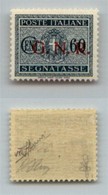 RSI - G.N.R. Verona - 1944 - 60 Cent (54) - Gomma Integra - Oliva + Sorani + Cert. AG (1.250+) - Autres & Non Classés