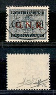RSI - G.N.R. Verona - 1944 - 60 Cent (54) - Usato A Legnago/Verona 12.7.44 - Ottimamente Centrato - Raybaudi + Cert. Sor - Autres & Non Classés