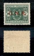 RSI - G.N.R. Verona - 1944 - 2 Lire (56 Dgb) - Punto Piccolo Dopo G + Punto Grosso Dopo N - Gomma Originale - Cert. AG - Autres & Non Classés