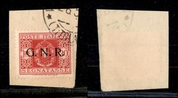 RSI - G.N.R. Verona - 1944 - 20 Lire (59 Dgb) - Usato Su Frammento A (Verona Titolare 26.5.44) - Punto Piccolo Dopo G +  - Autres & Non Classés