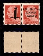 RSI - Saggi-Genova - 1944 - 20 Cent (P5) - Gomma Integra - Cert. Raybaudi (800) - Otros & Sin Clasificación