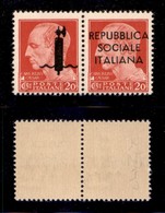 RSI - Saggi-Genova - 1944 - 20 Cent (P5) - Gomma Integra - Cert. Raybaudi (800) - Autres & Non Classés