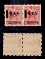 C.L.N. - Torino - 1945 - 75 Cent (Unificato 10 + 10b - Errani 10 + 10e) - Punto In Alto Dopo N In Coppia Col Normale - G - Altri & Non Classificati