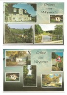 - 1311 -      WEYWERTZ Gruss Aus    (  2 Cartes Grand Format ) - Butgenbach - Butgenbach