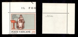 VATICANO - 1981 - 350 Lire Virgilio (688a) Angolo Di Foglio - Senza Stampa Dell’argento - Gomma Integra - Cert. Oliva - Otros & Sin Clasificación