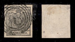 AUSTRIA - 1850 - 2 Kreuzer (2 - Grigio) - Usato - Other & Unclassified