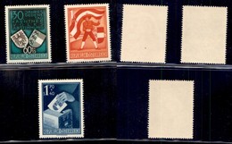 AUSTRIA - Repubblica - 1950 - Plebiscito Carinzia (952/954) - Serie Completa - Gomma Integra (150) - Other & Unclassified