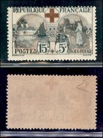 FRANCIA - 1918 - 15 Cent + 5 Croce Rossa (136) - Gomma Integra - Diena (200++) - Otros & Sin Clasificación