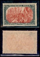 GERMANIA - Regno - 1902 - 5 Marchi (81Ab) - Gomma Integra - Cert Diena (1400) - Sonstige & Ohne Zuordnung