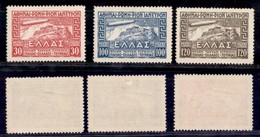 GRECIA - 1933 -Zeppelin (352/354) - Serie Completa Gomma Integra (380) - Autres & Non Classés