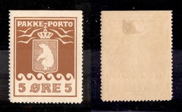 GROENLANDIA - 1905 - 5 Ore (2) - Gomma Originale - Autres & Non Classés