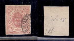 LUSSEMBURGO - 1859 - 12 1/2 Cent Stemma (7) - Usato - Autres & Non Classés