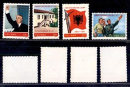 CINA - 1971 - 30 Partito Dei Lavoratori Albanese (1098/1101) - Serie Completa - Gomma Integra (180) - Sonstige & Ohne Zuordnung