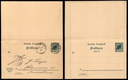 TOGO - Cartolina Postale 5 Pfennig Con Risposta Da Kleinpopo A Hannover Del 12.11.00 - Other & Unclassified