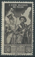 1946 CORPO POLACCO USATO SOCCORSO DI GUERRA 50 CENT - RA24-3 - 1946-47 Période Corpo Polacco