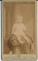 Photographie Ancienne CDV C.1880 Portrait D'un Jeune Garçon Bébé Photographe Couder à Neuilly - Oud (voor 1900)