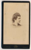 Photographie Ancienne XIXe CDV Portrait D'une Femme Photographe Gérard Rennes - Oud (voor 1900)