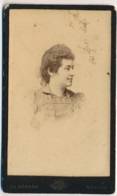 Photographie Ancienne XIXe CDV Portrait D'une Femme Photographe Gérard Rennes - Oud (voor 1900)