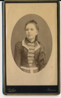 Photographie Ancienne XIXe CDV Portrait D'une Femme Photographe COLAS Rennes - Oud (voor 1900)