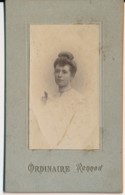 Photographie Ancienne XIXe CDV Portrait D'une Femme Photographe Ordinaire Rennes - Oud (voor 1900)