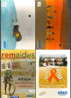 4 Cartes Postales "Cart'Com" (2000) - Aides (lutte Anti Sida) - Santé