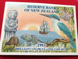 New Zealand 5 10 20 50 C 1 2 $ 1993 Bird Nova Zelandia Nuova Zelanda Nouvelle Zelande - Neuseeland