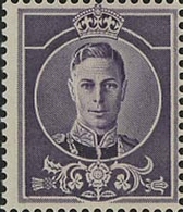 AUSTRALIA 1937 George VI WATERLOW Purple ESSAY 4-block - Prove & Ristampe